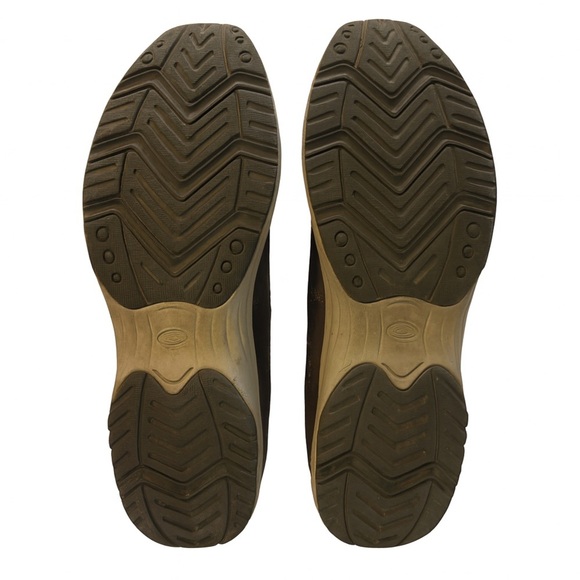 Easy Spirit Women’s 7.5 Brown Patchwork Leather Faux Fur Slip-On Clogs - Picture 4 of 6